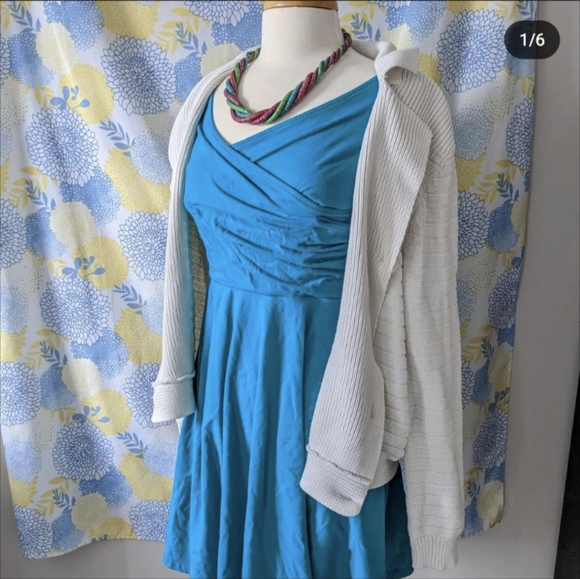 Liz Claiborne Mended XL white sweater - Picture 6 of 10